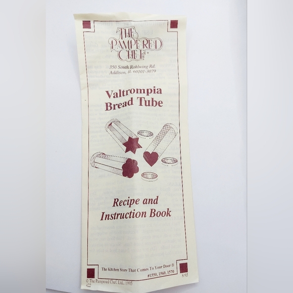 Vintage Pampered Chef Flower Bread Tube Baking Mold - #1550 Flower - Picture 5 of 6